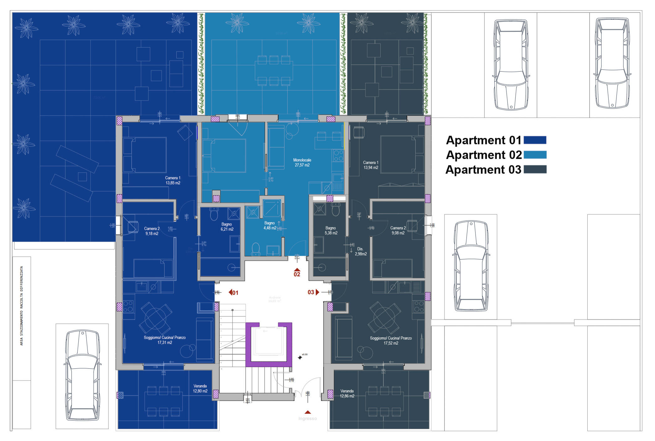 AZULIS Apartments - Ground Floorplan